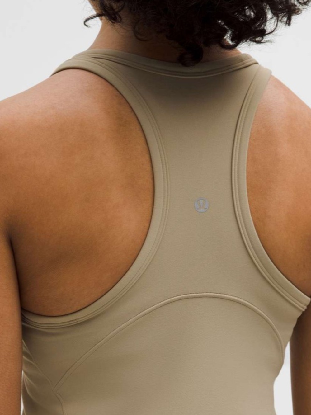 Lululemon Align Waist-Length Racerback Tank Top Sheer Oak size: 10 - Picture 4 of 5